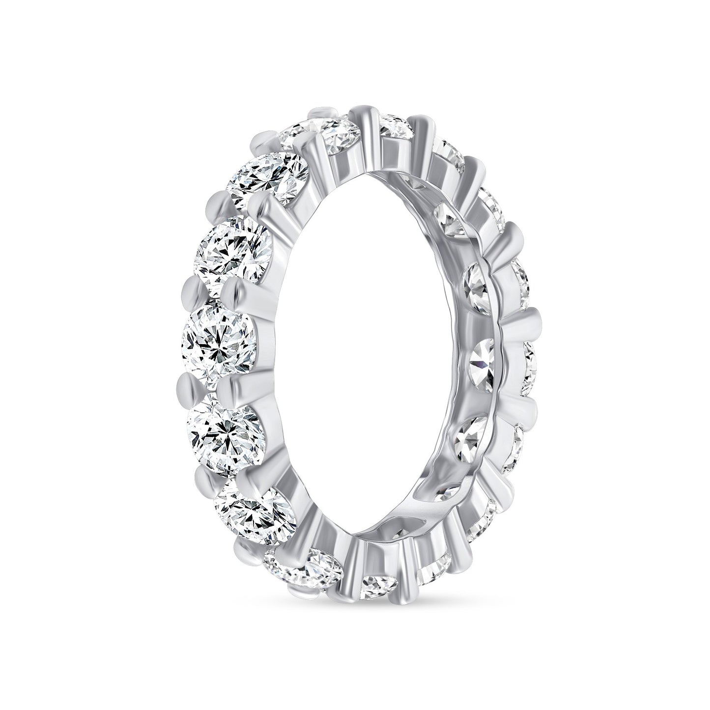 Marianne Round Cut Eternity Diamond Band