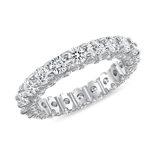 Lolita Round Cut Eternity Diamond Band