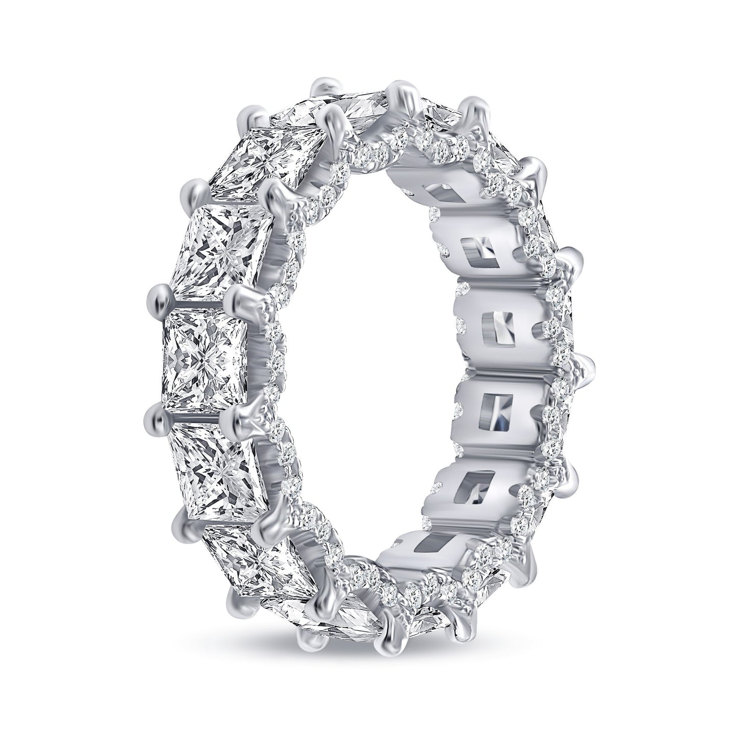 Harper Princess Cut Eternity Diamond Band