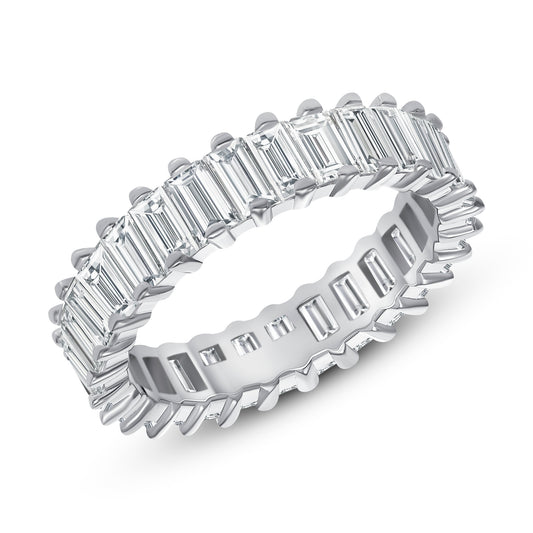 Paris Baguette Cut Eternity Diamond Band