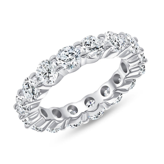 Sophia Round Cut Eternity Diamond Band