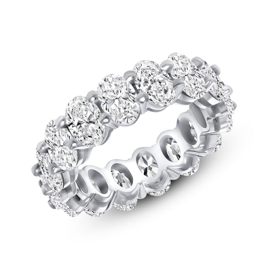 Beatrice Oval Cut Eternity Diamond Band