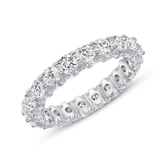 Sydney Round Cut Eternity Diamond Band