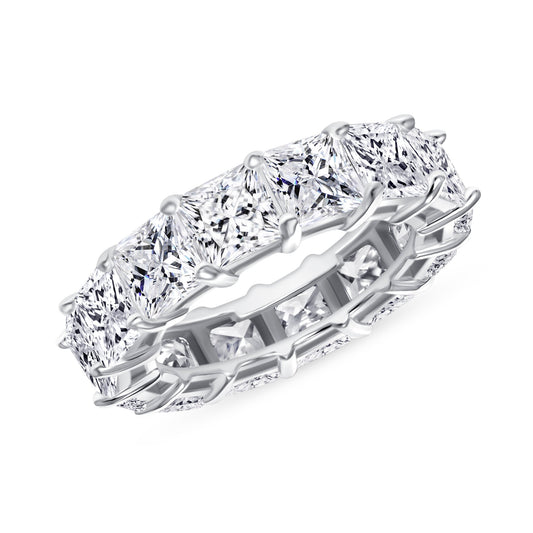 Posh Princess Cut Eternity Diamond Band