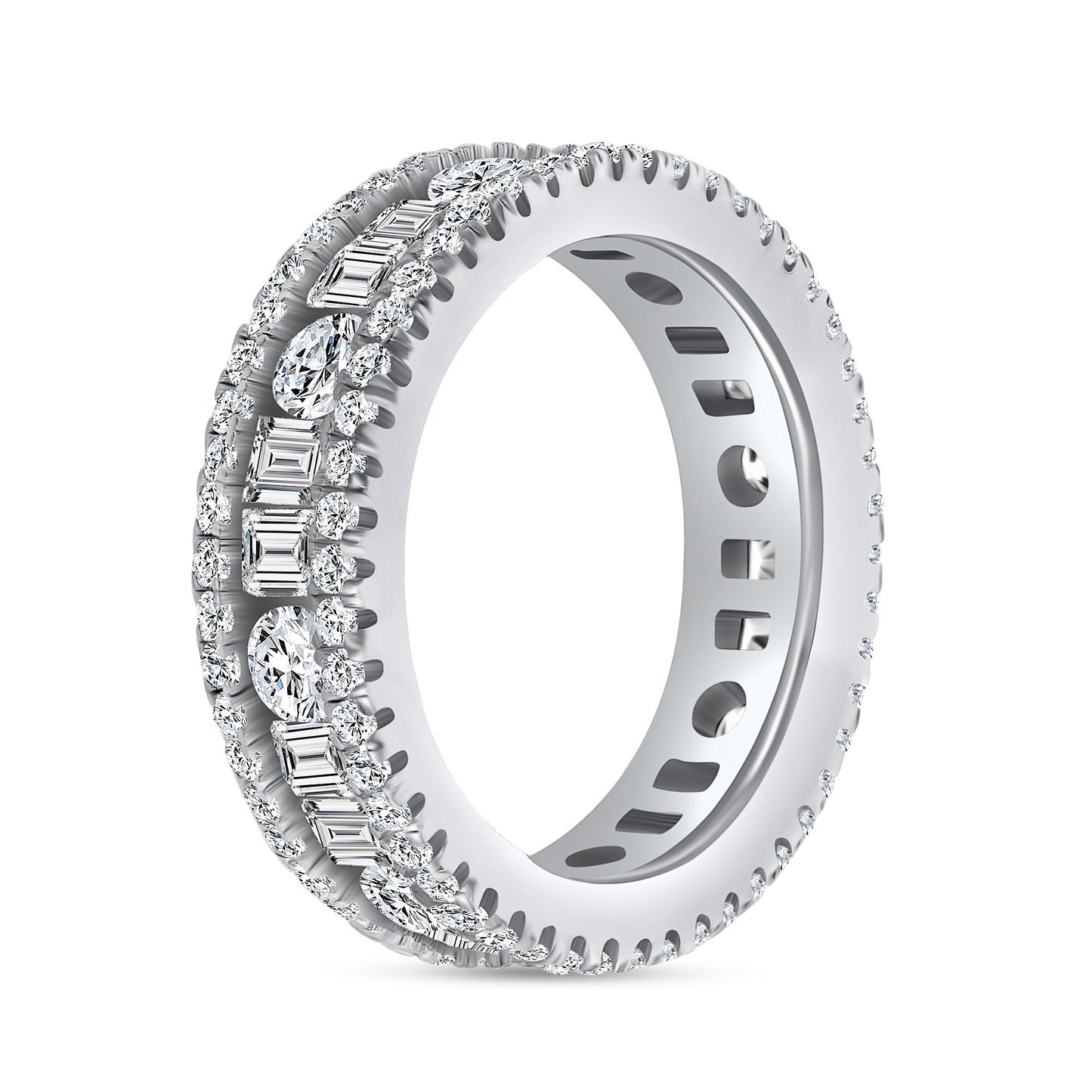 Zipporah Multi Cut Eternity Diamond Band