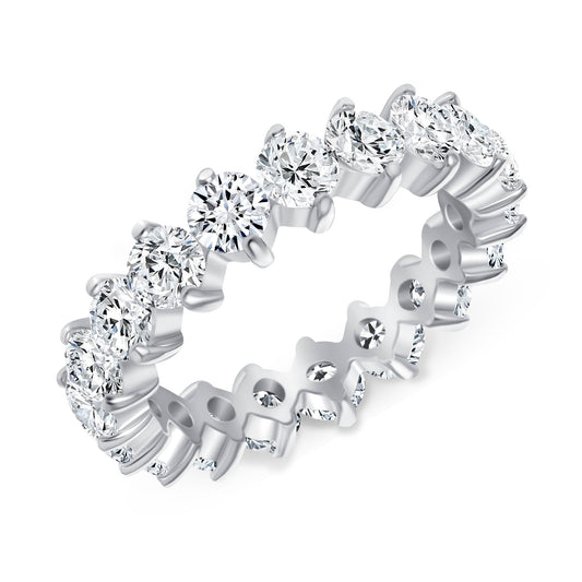 Mars Round Cut Eternity Diamond Band