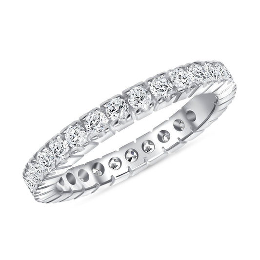 Rosalind Round Cut Eternity Diamond Band