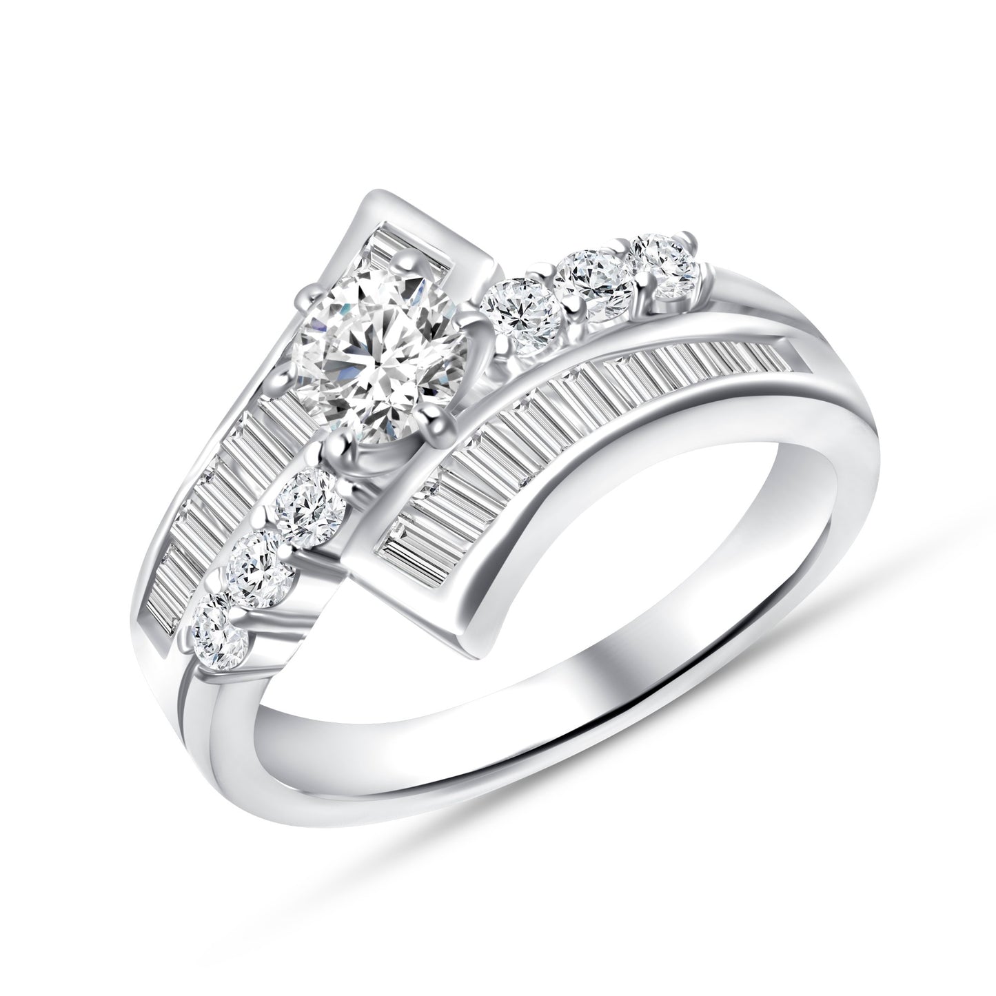 Vow Round Centerstone Engagement Ring