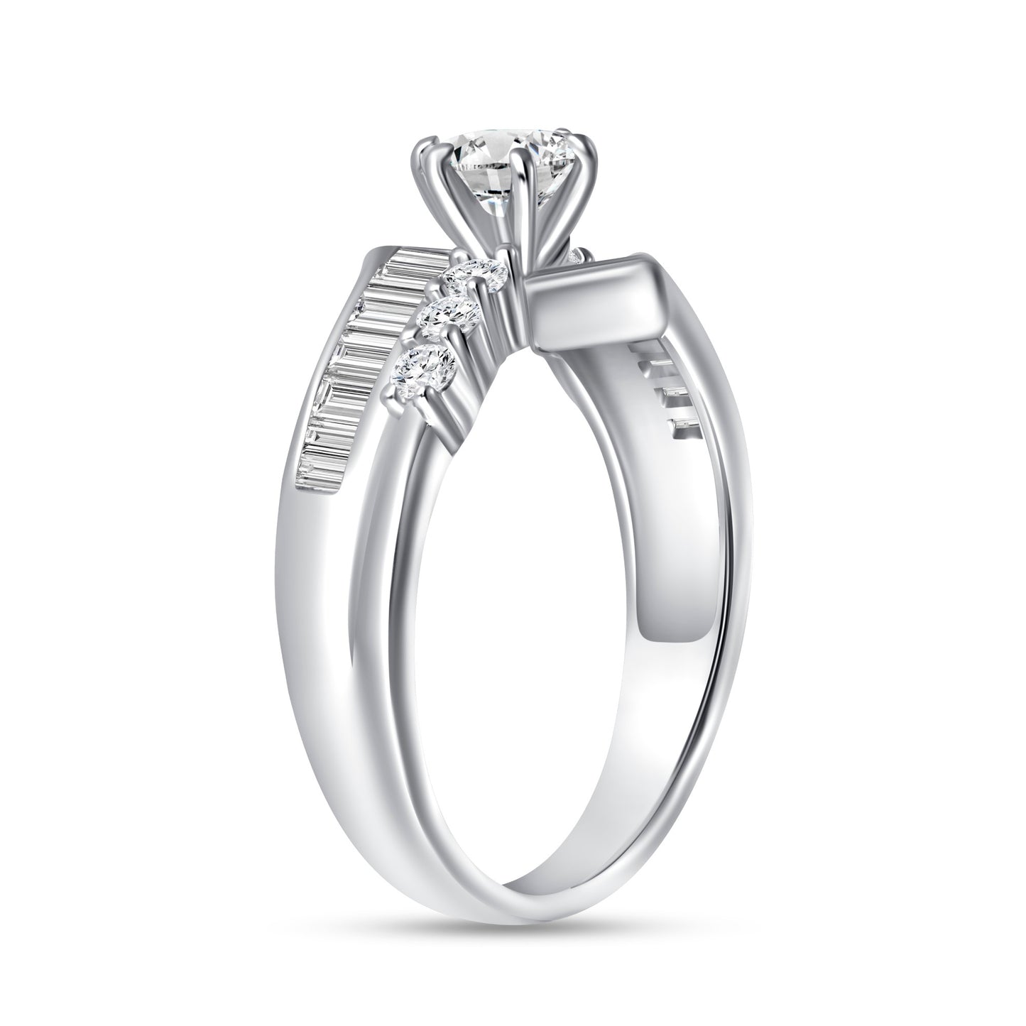 Vow Round Centerstone Engagement Ring