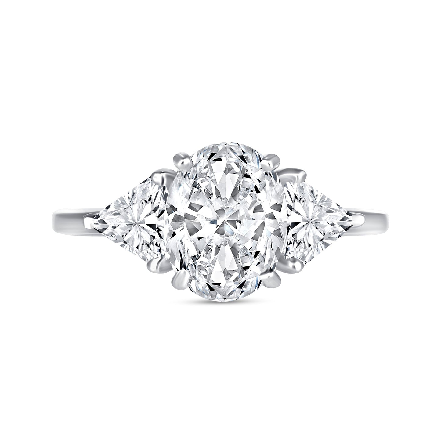 Eternal Radiance Oval Centerstone Engagement Ring