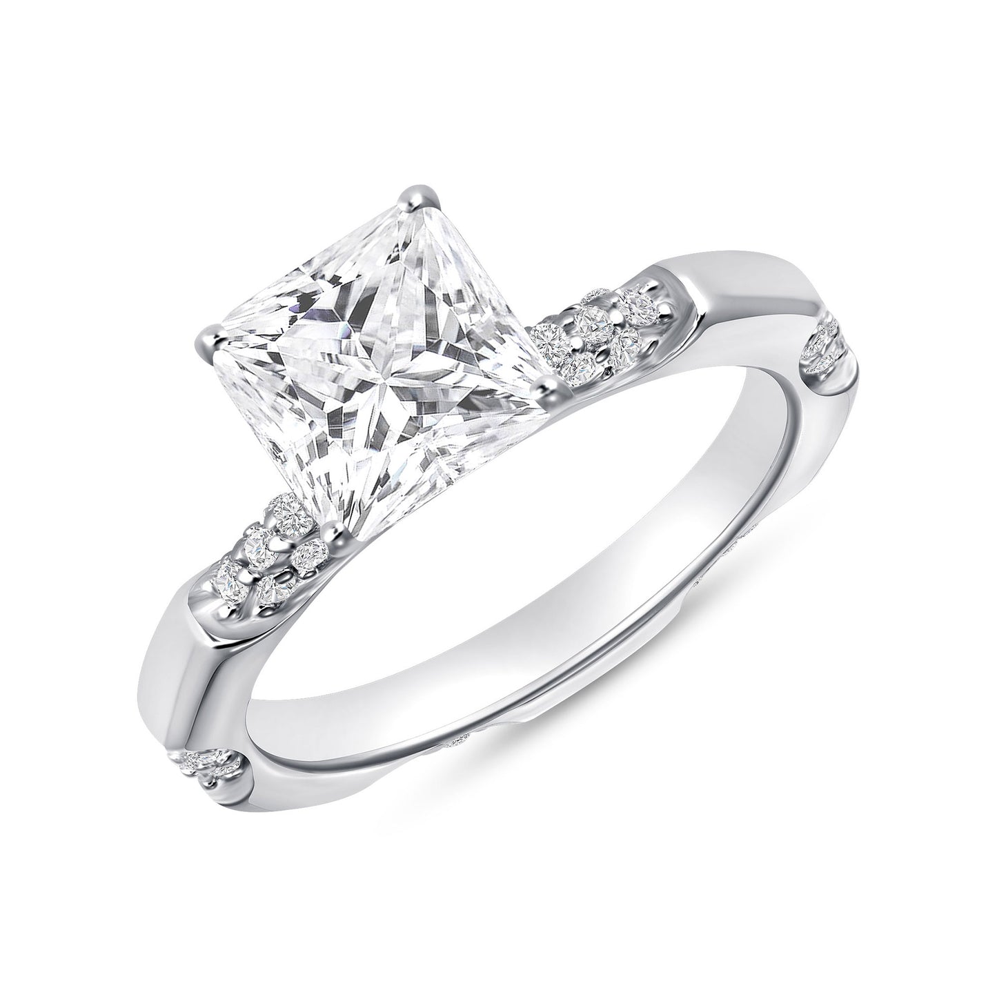 Stefani Princess Engagement Ring