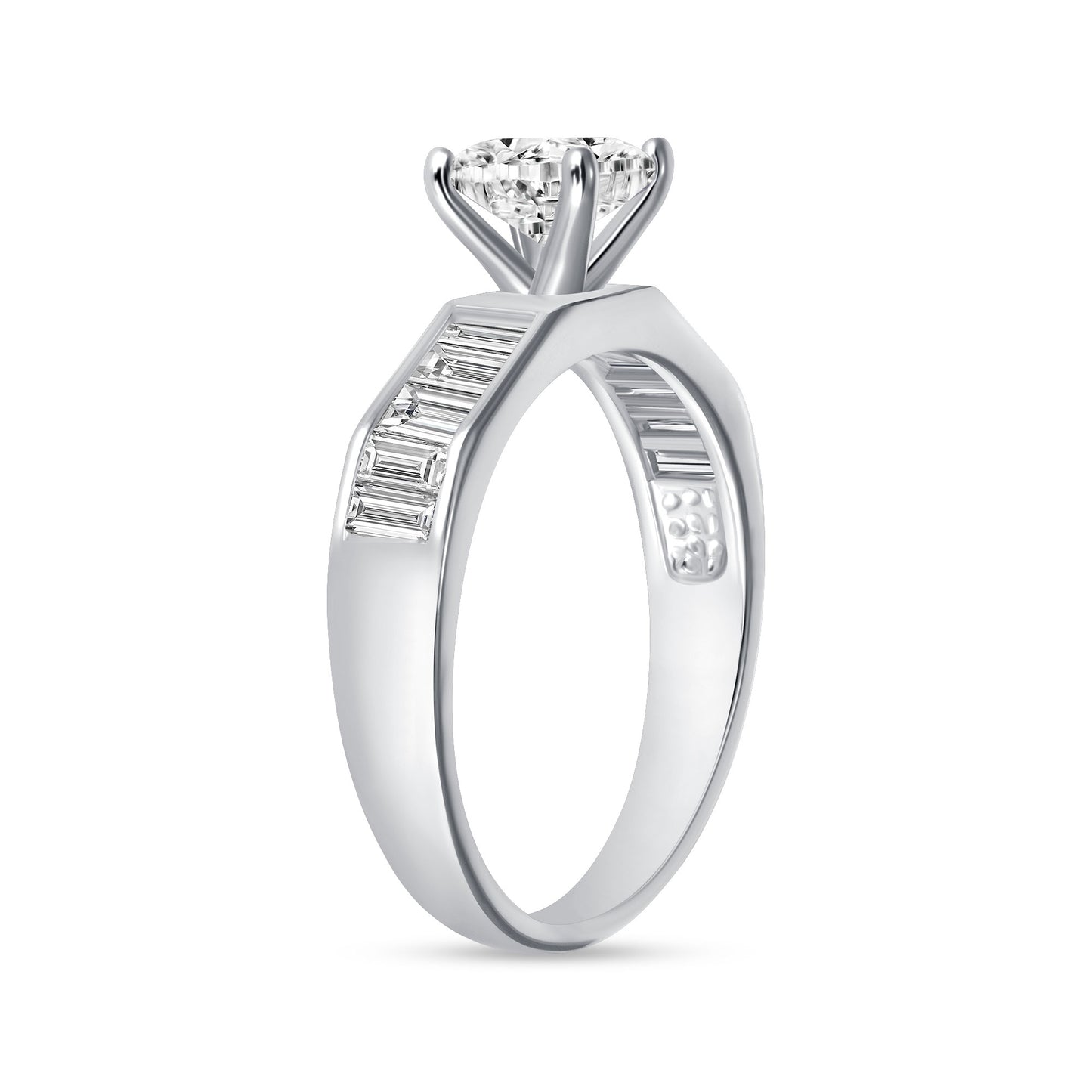 Diana Round Centerstone Engagement Ring