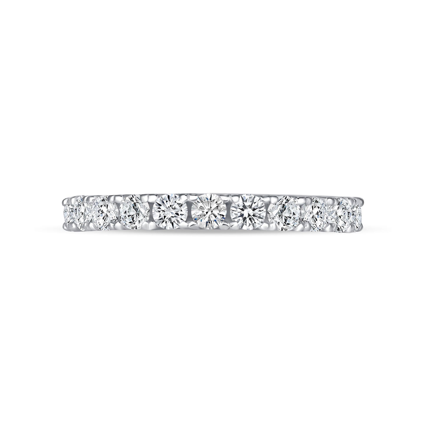 Caroline Round Cut Eternity Diamond Band