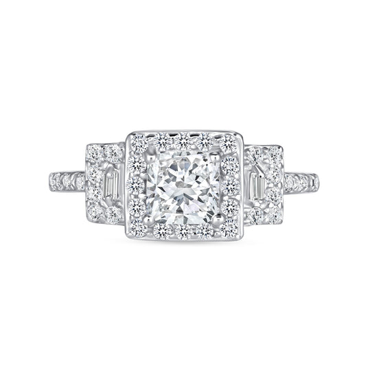 Noble Princess Centerstone Engagement Ring