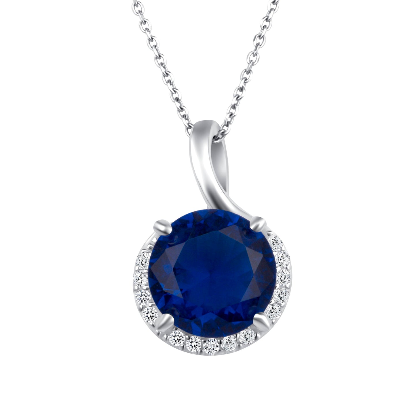 Genie Sapphire Diamond Necklace