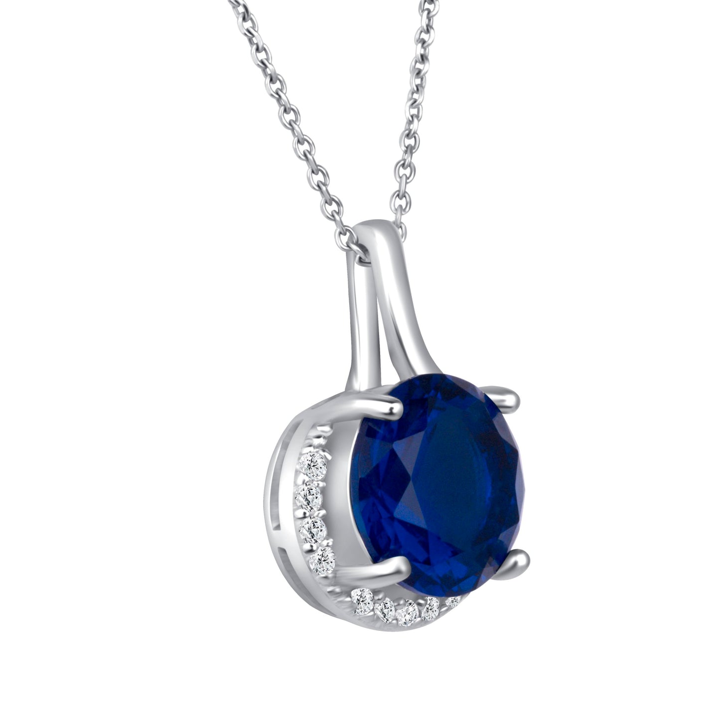 Genie Sapphire Diamond Necklace