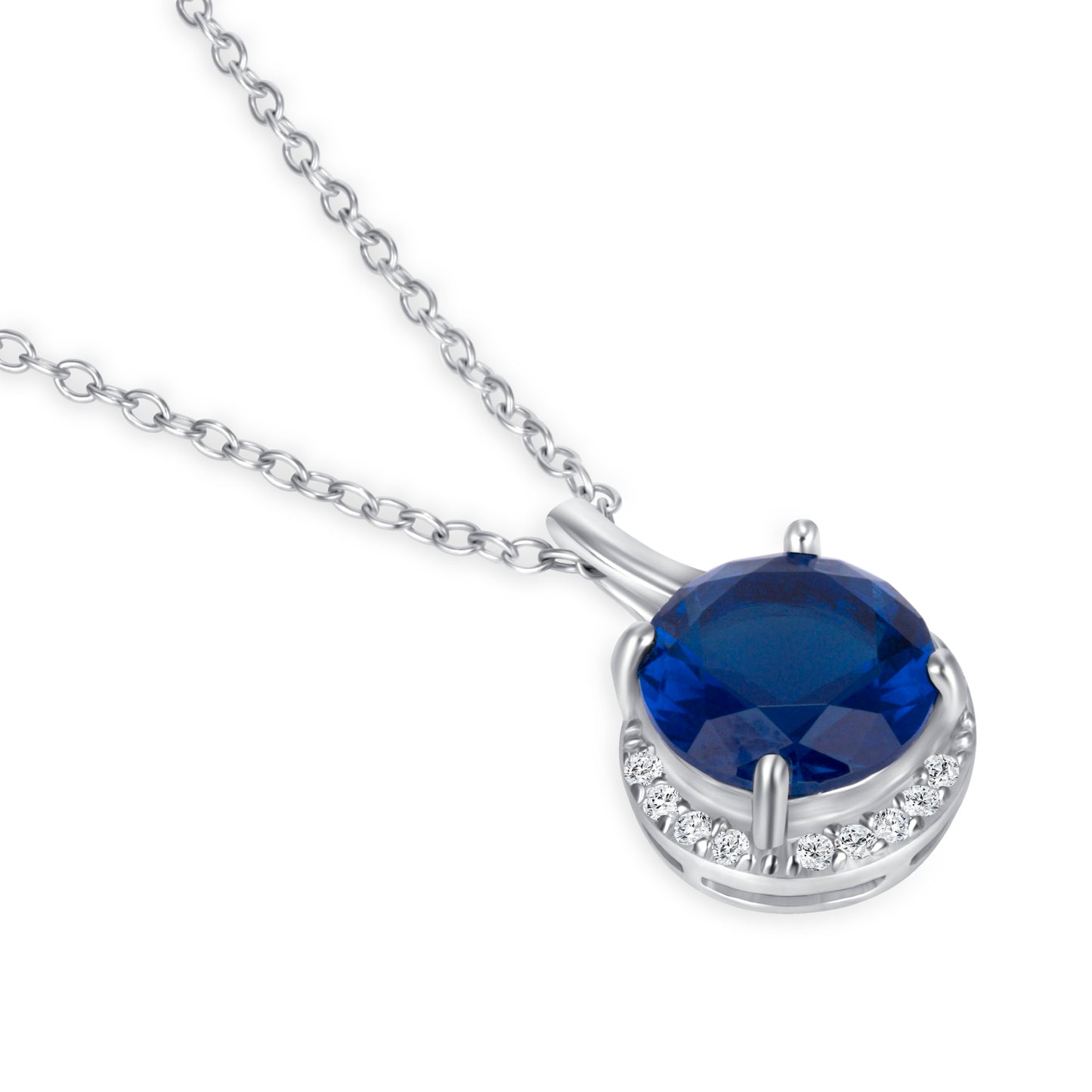 Genie Sapphire Diamond Necklace