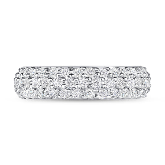 Timeless Round Cut Eternity Diamond Band