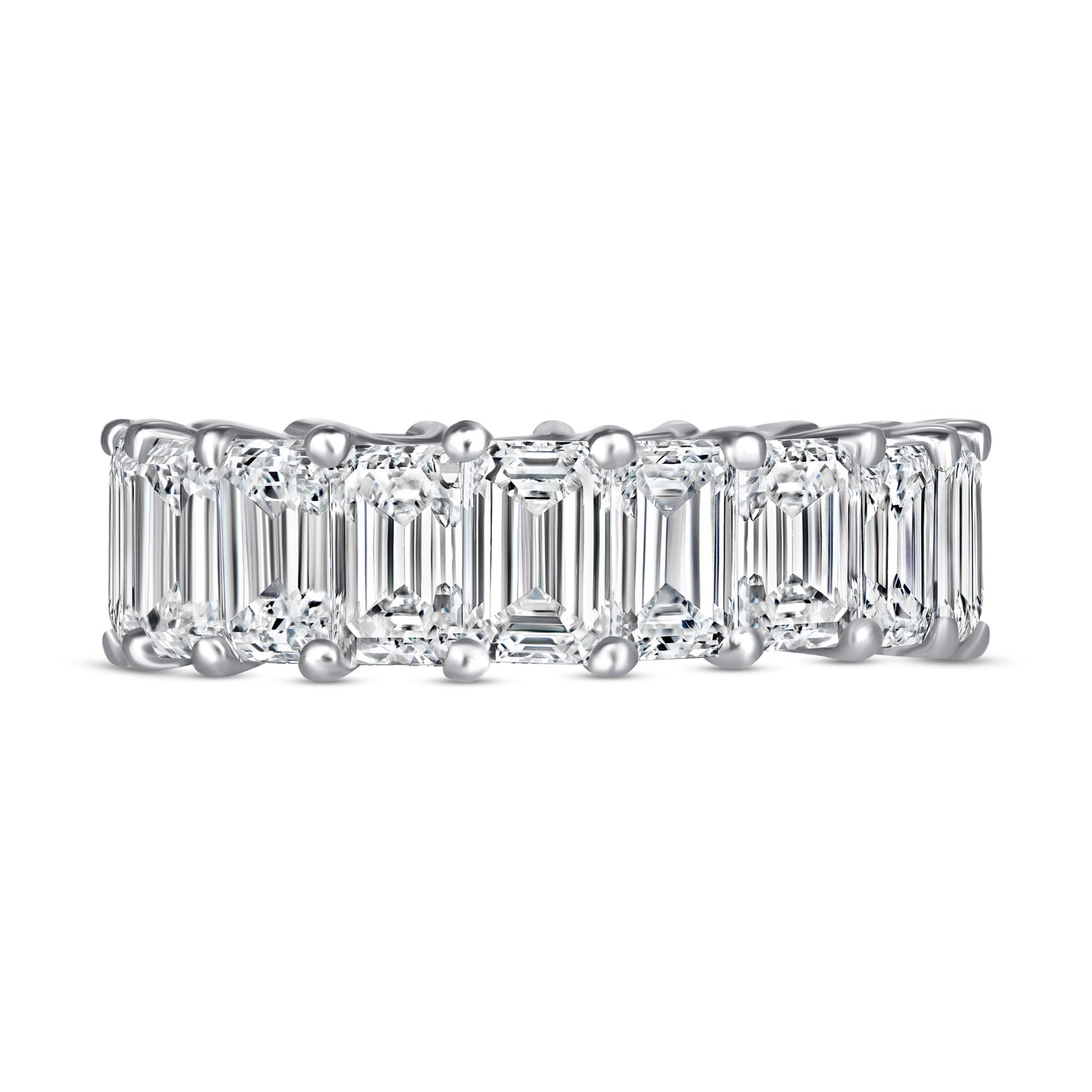 Darcy Emerald Cut Diamond Eternity Band