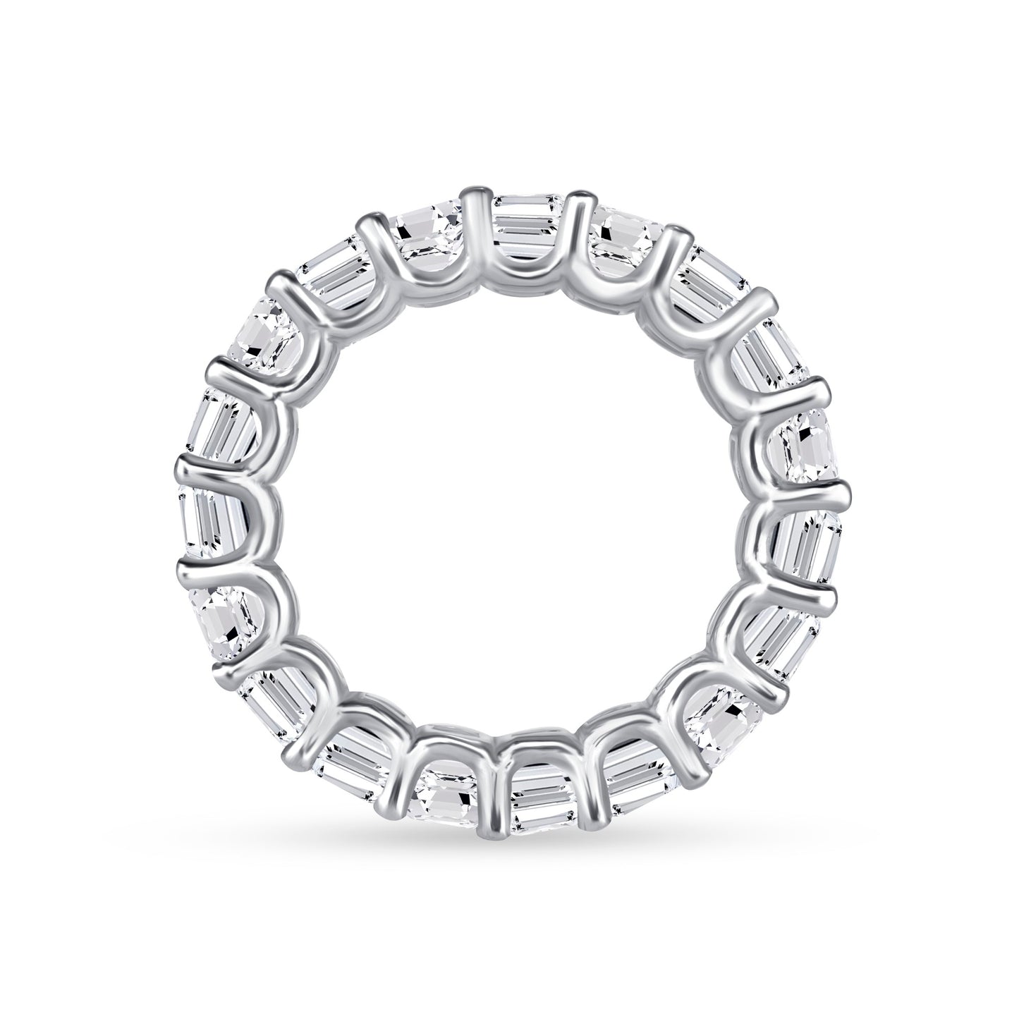 Darcy Emerald Cut Diamond Eternity Band