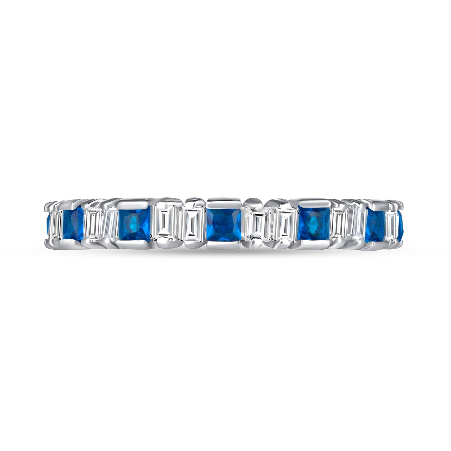 Oceanic Allure Eternity Diamond Ring