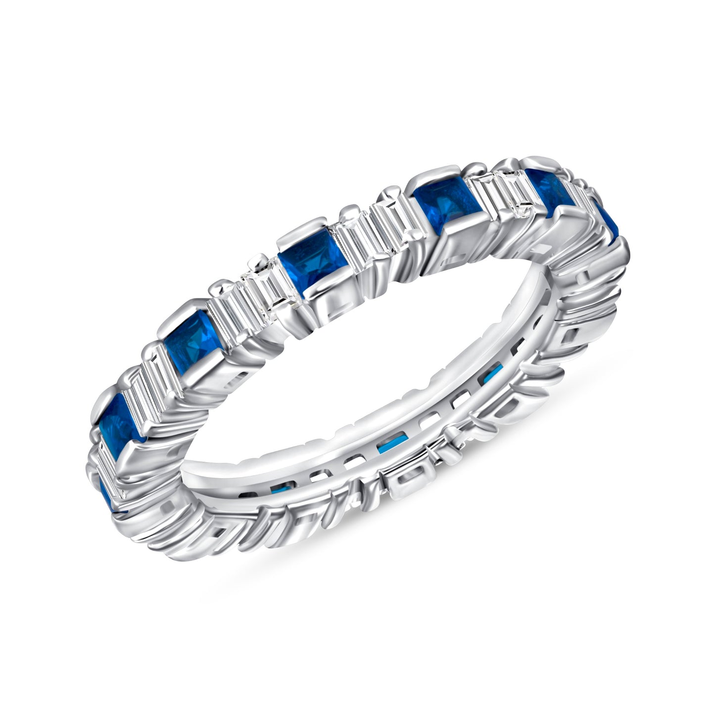 Oceanic Allure Eternity Diamond Ring