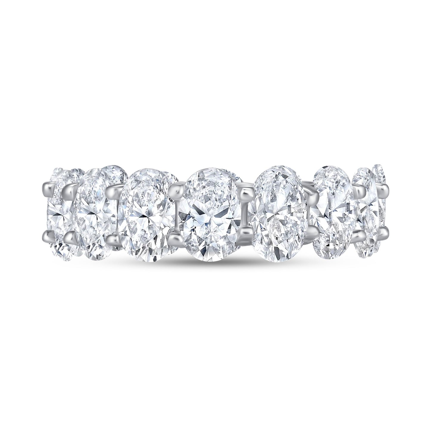 Baron Oval Cut Eternity Diamond Band