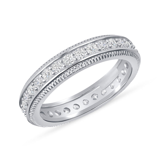 Majesty Round Cut Eternity Diamond Band