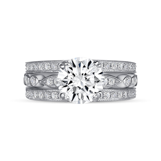 Neriah Monroe Round Centerstone Engagement Ring