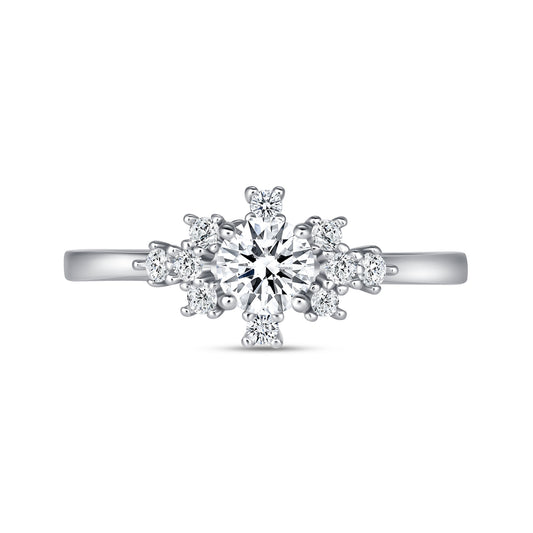 Nova Round Centerstone Engagement Ring