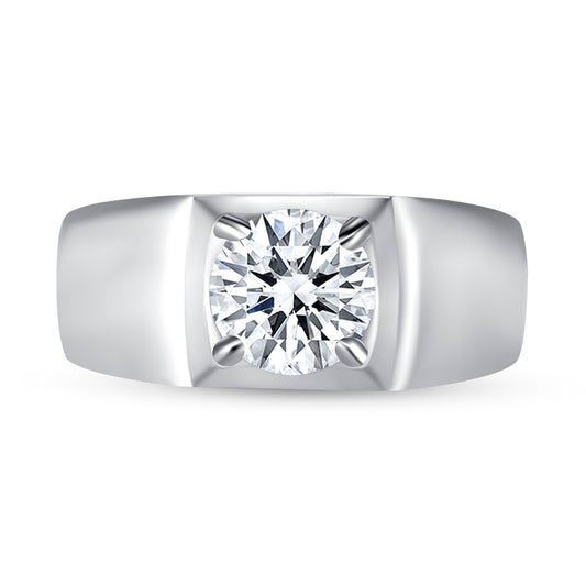 Esther Round Centerstone Engagement Ring