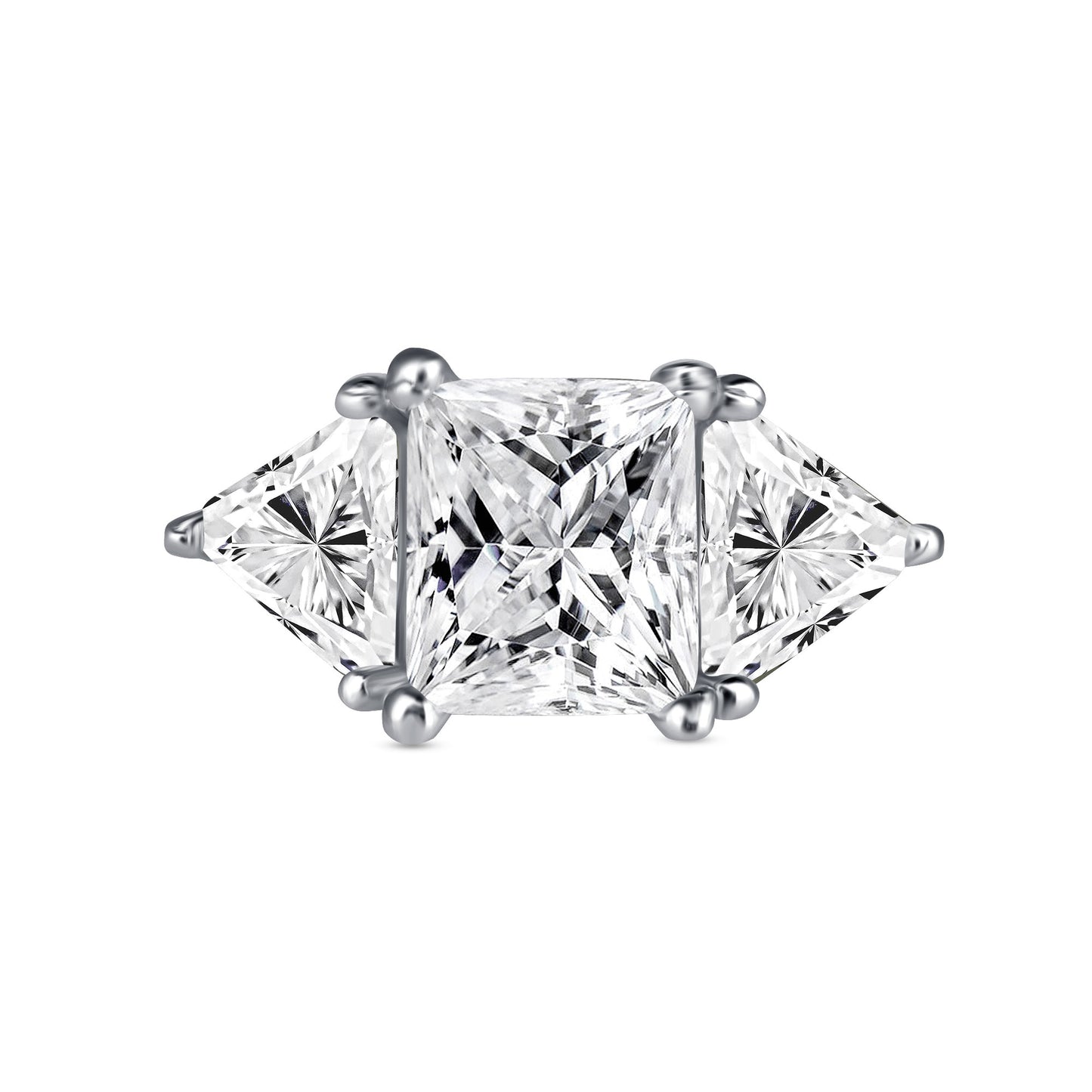 Reina Princess Centerstone Engagement Ring