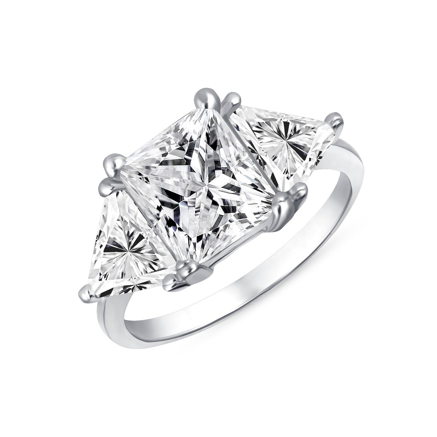 Reina Princess Centerstone Engagement Ring