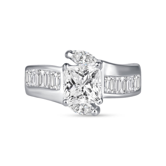 Miriam Princess Centerstone Engagement Ring