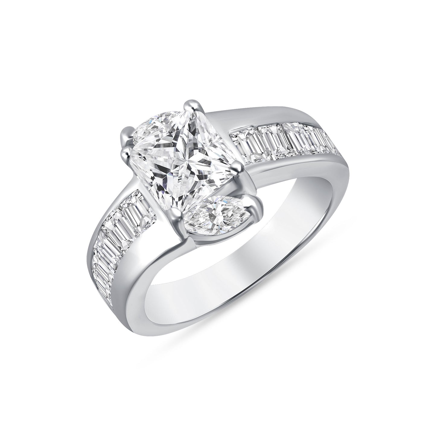 Miriam Princess Centerstone Engagement Ring