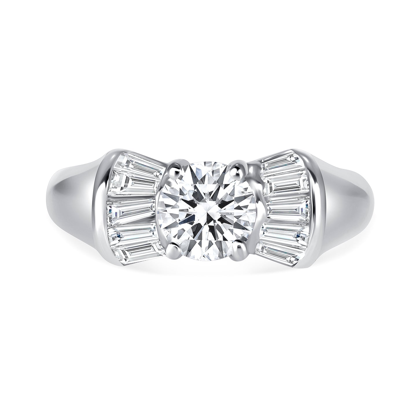 Limelight Round Centerstone Engagement Ring