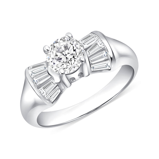 Limelight Round Centerstone Engagement Ring