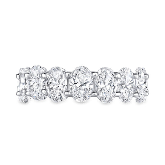 Unity Oval Cut Eternity Diamond Band