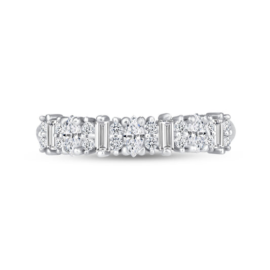 Deborah Multi Cut Diamond Band