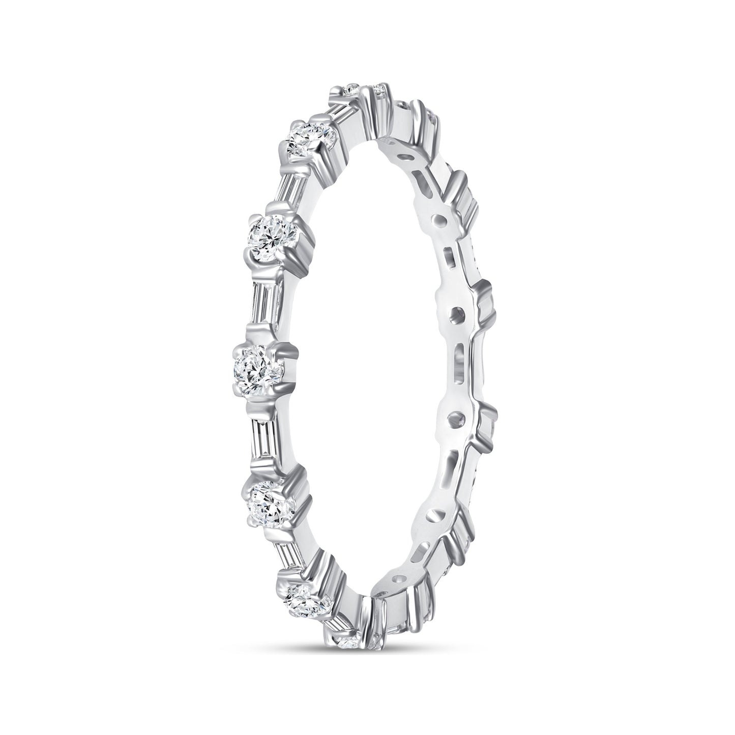 Bound Multi Cut Eternity Diamond Ring