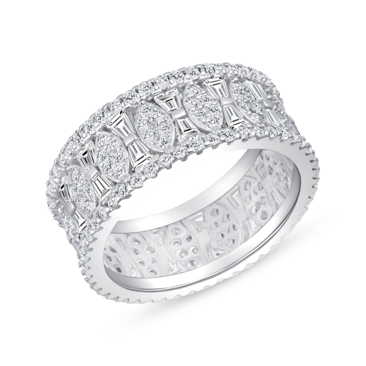 Genevieve Multi Cut Eternity Diamond Band