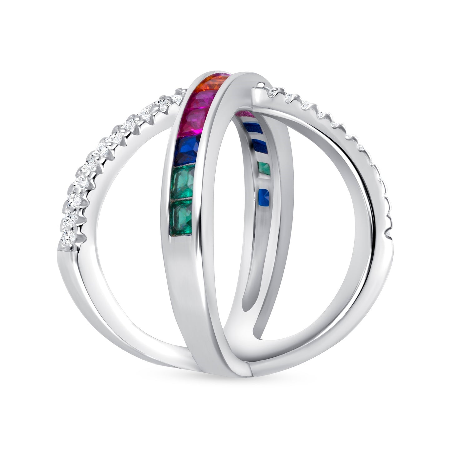 Vivacious Multicolored Gemstone Band