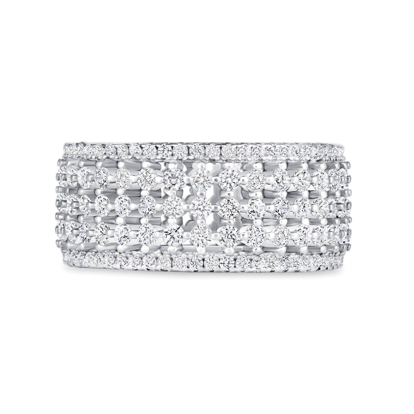 Catherine Round Cut Eternity Diamond Band