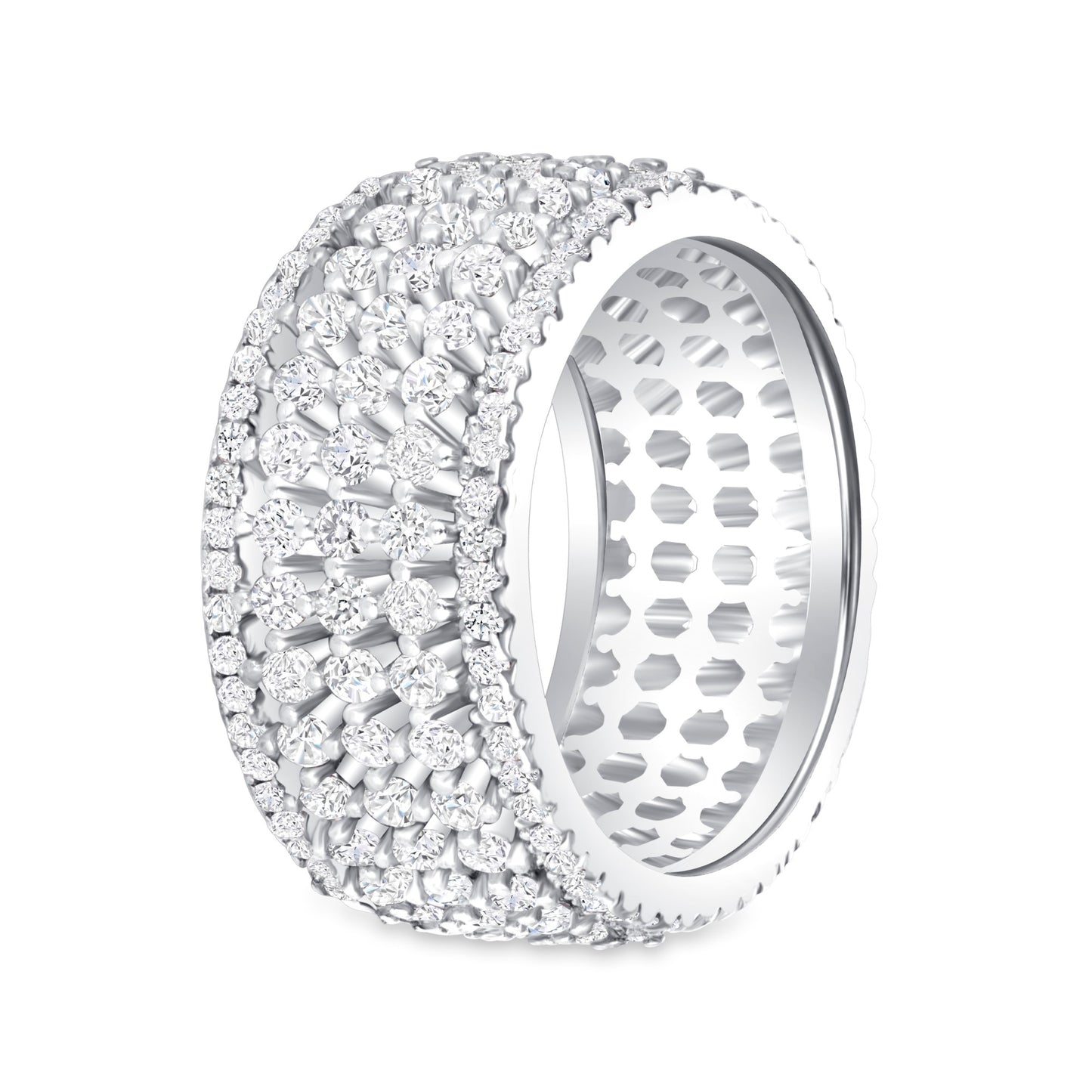 Catherine Round Cut Eternity Diamond Band