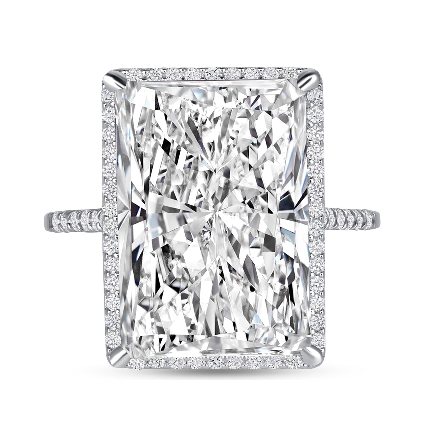 Helena Radiant Centerstone Engagement Ring