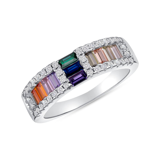 Lucida Multicolor Gem Band