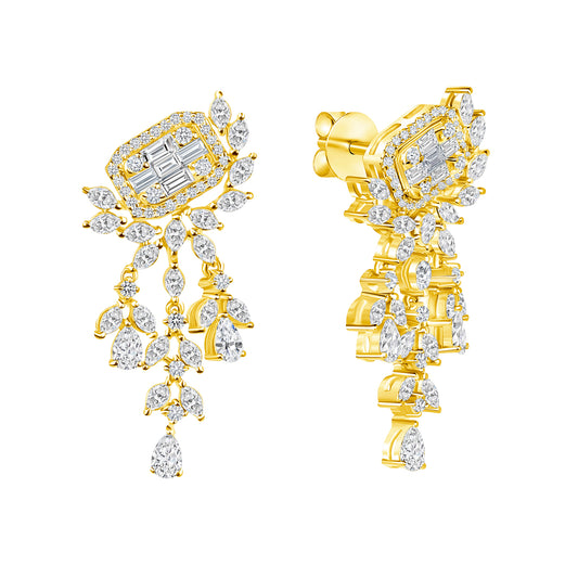 Aquarius Diamond Earrings